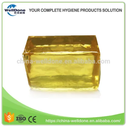 Sanitary Napkin Raw Materials Structure Hot Melt Glue with ISO