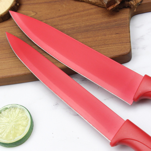 Non stick 5 pcs kitchen knife set