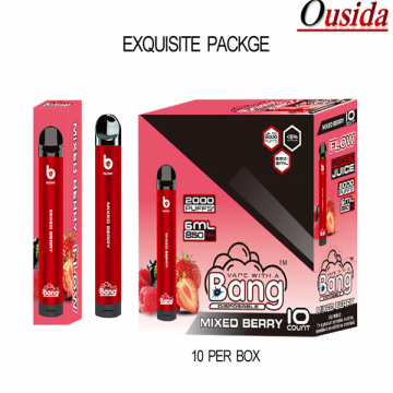 Disposable Vape Bang flow rechargeble