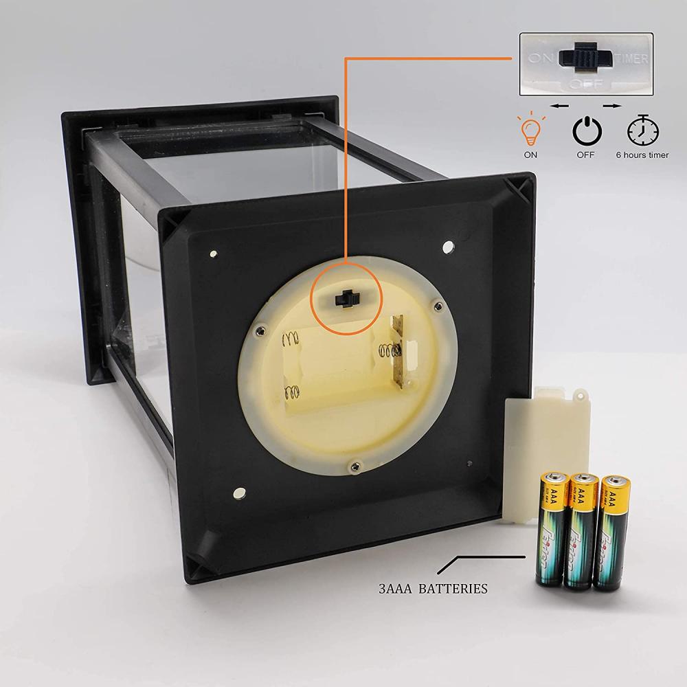 Luce di candele a LED portatile gestito dalla batteria