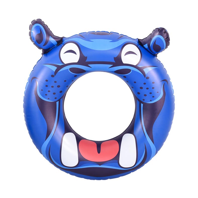 customized color Amazon Lion Hippo swim ring