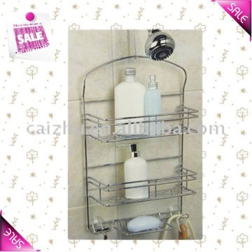 Metal bathroom hanging rack
