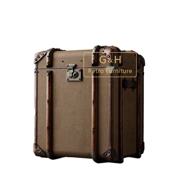 Silver Union Jack Storage Trunk mit Schubladen
