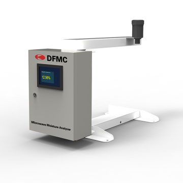 Online Measure Using Microwave Moisture Analyzer