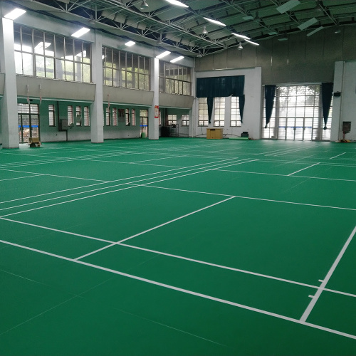 Suelo de bádminton de PVC para interiores Suelo de pista de bádminton