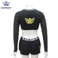 Custom All Star Sexy Crop Top Cheerleader Seragam