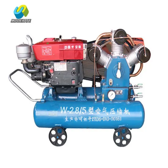 w2.8/5 Portable diesel air compressor for sand blasting