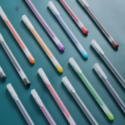 MUJI Style 0.5mm Gel Pens - 12 Colors Markers for School and Office
