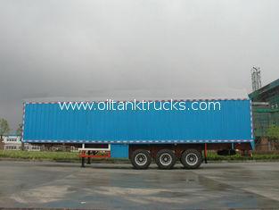 High Strength Steel 3 Tons Open top Van Semi Trailer  For S