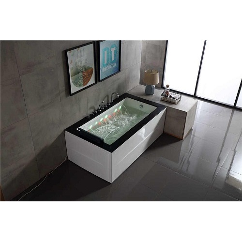 1.8m Acrylic Hydromassage Bathtub Whirlpool Hot Bathtub