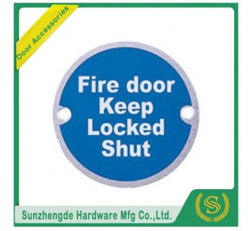 BTB SSP-011SS Duplex Toilet Stainless Steel Sign Plate