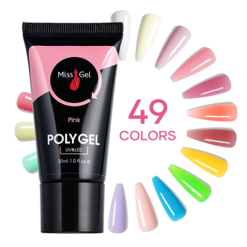 Missgel Factory Solid Colors Poligel Acrygel Wholesale Supplies for Nail Extensions