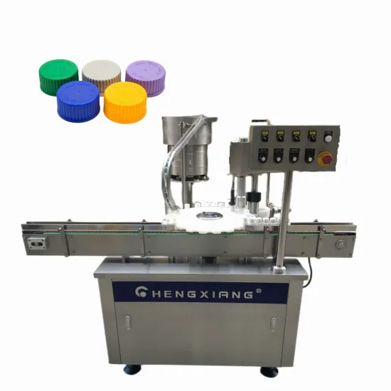 Automatic Feeder Twist-Off Vacuum Screw Capping Machine for Plastic and Glass Jars/Bottles
