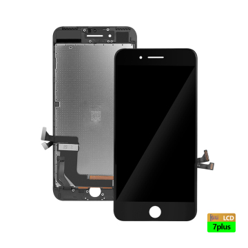 KULI Factory iPhone 7 Plus Black Touch Glass Lens with OCA