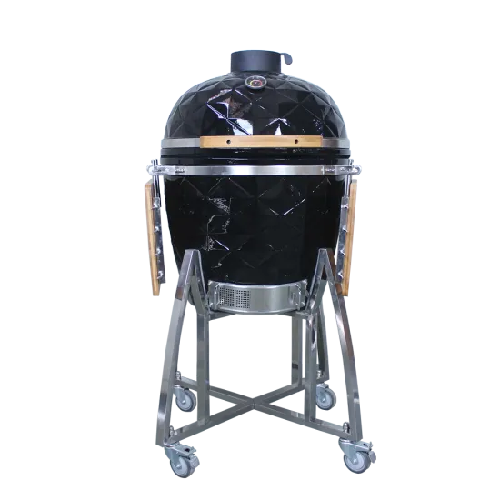 Auplex Manufacturer Direct Sales Charcoal Barbecue Outdoor Ceramic Kamado 24 inch Smokeless Grill