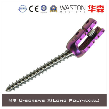 M9 U-Screw X (Long Poly-axial)