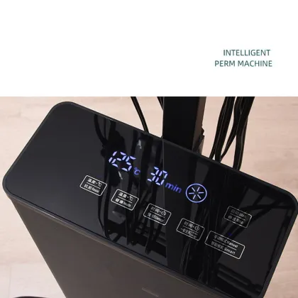 Black Digital Perm Machine: Electric Temperature and Time Regulating Ceramic Hair Perm Machine