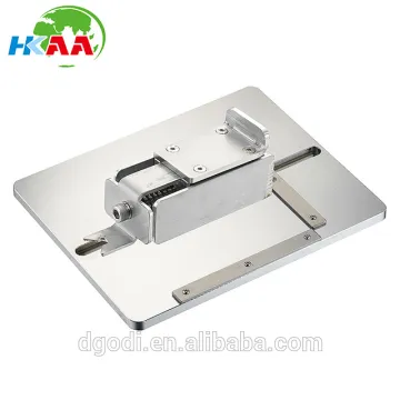 CNC Milled Aluminum Fixture Plate, with Magnetic Clamp