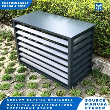 Blind Grille Perforated Aluminum Air Conditioner Screen