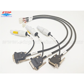 Arnés de cablejat certificat a ul amb connectors de cable NAC3FCB