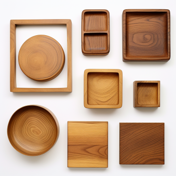 Custom North American Black Walnut Wood Fruit Pizza Tray