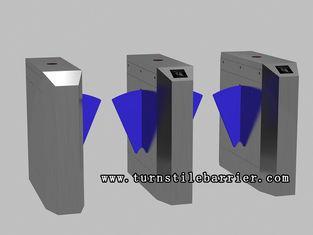 Intelligent Glass Retractable Flap Barrier Gate Turnstile W