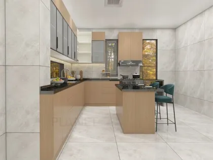 Pvc cabinets european style wood gloss kitchen cabinets