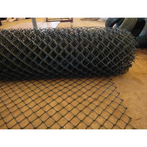 Chain link wire mesh PVC dilapisi pagar link