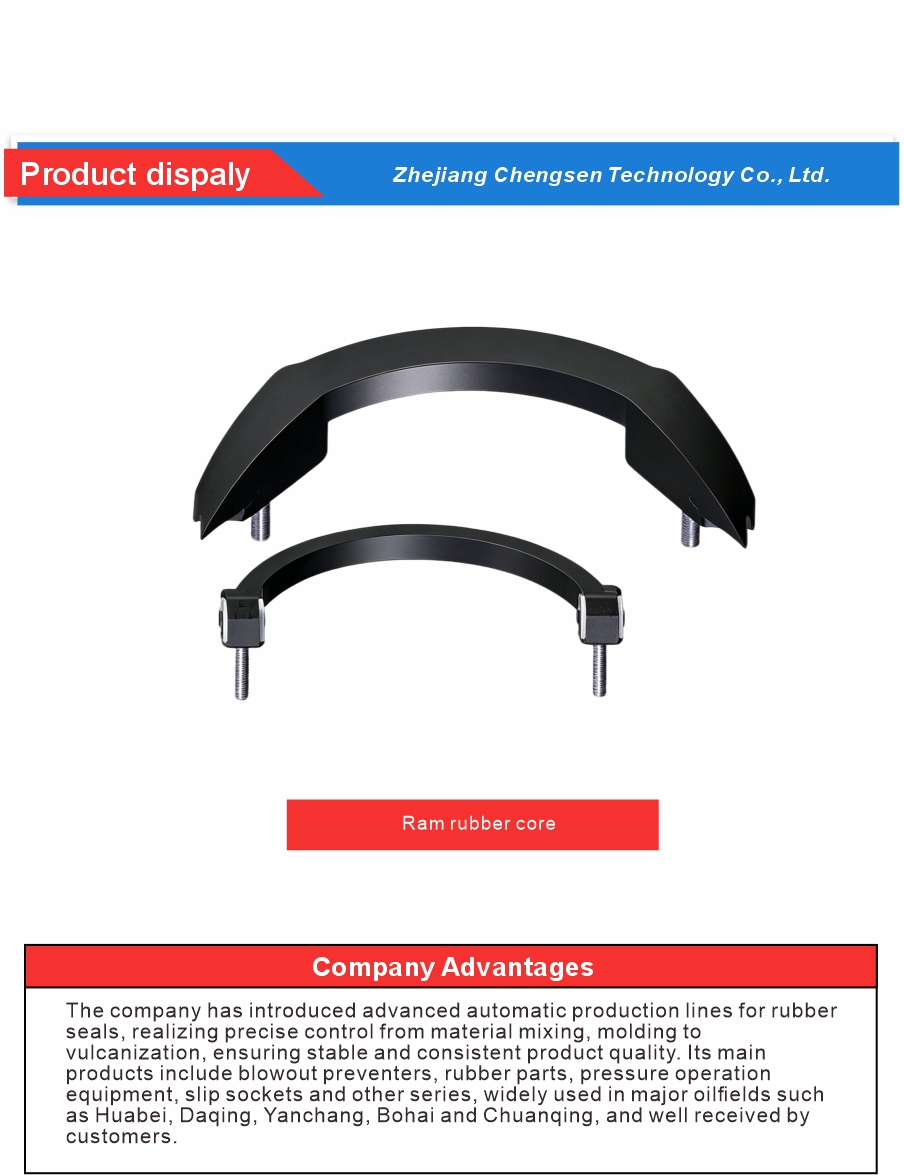 Well Control Safety Ram Packing Element
