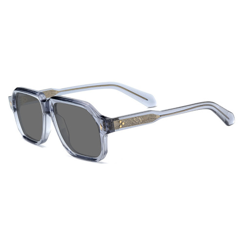 Vintage Square Acetate Aviator Sunglasses TAC Lens
