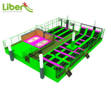 High quality customized indoor big trampoline park