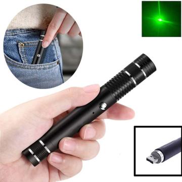 High Power Green Laser pointer USB Rechargeable Built-in battery Laser Sight 10000m 5mw Adjustable Focus Lazer laser Pen pointer