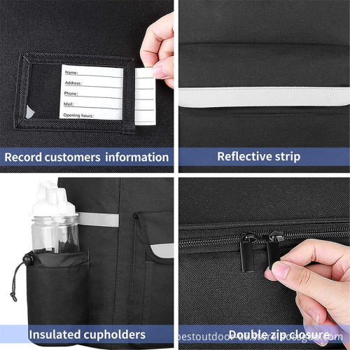 Insulated Soft Ice Cooler Bag for Picnic and Camping - Lunch Bag & Food Delivery Backpack