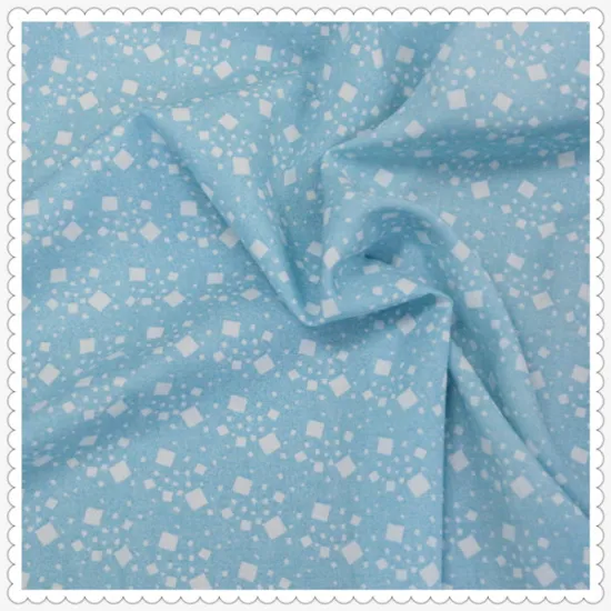100% rayon square pattern dress cloth