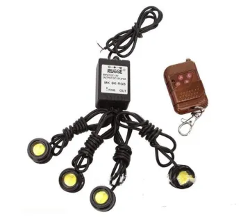 Led 4x1.5W Strobe Flash Eagle Eye Light for Car DRL and Backup