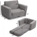 2'si 1 arada Toddly Toddler Couch Katlanır Yatak