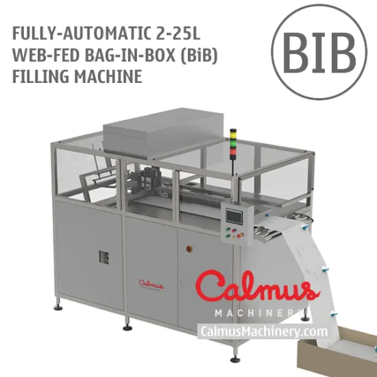 Fully-automatic Bag in Box Filler for Webbed 2-25L Bags