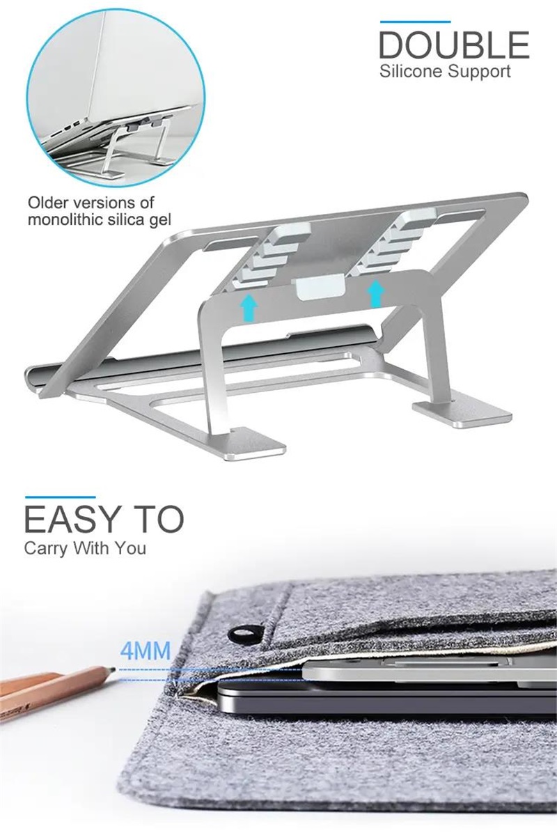 Cooling Base Portable Desktop Computer Stand