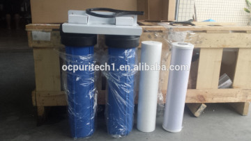 2 stage 20" Jumbo Blue water filter as pre-filter