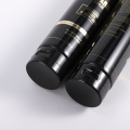 200ml Round Black Shampoo Container Cosmetic Cream Tube