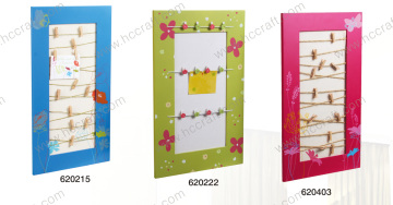 Lovely Memo Board with Wooden Clip