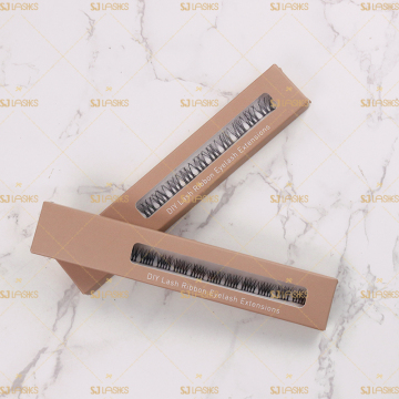 Custom Private Label Fake Lashes Wholesale Packaging and DIY Extensions