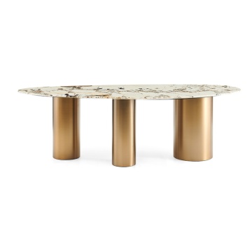Marble stainless steel table