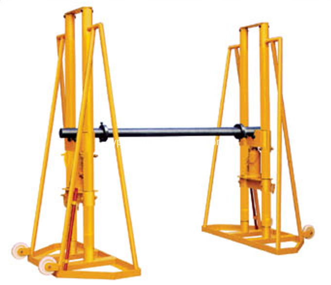 Hydraulic Cable Drum Stand, High Quality Hydraulic Cable Drum Stand on