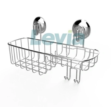 double suction holder metal rack storage