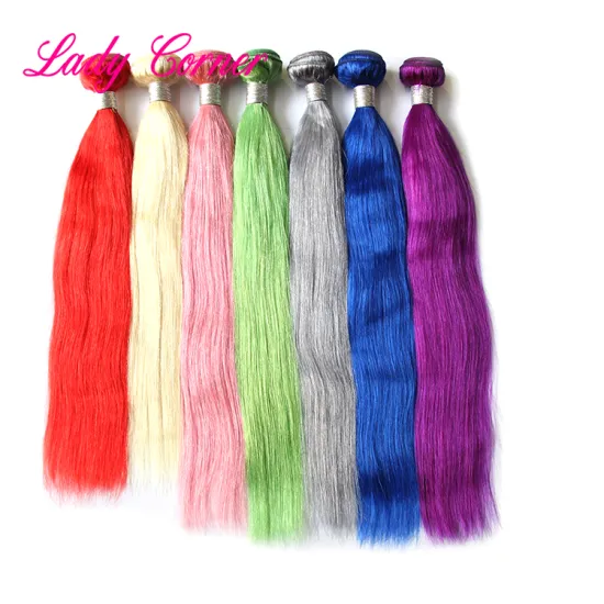 Mixed colors accepted Malaysian cuticle aligned human hair bundles