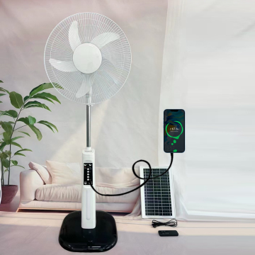 South American Hotsale Solar Fan with LED Light for Household, Car, RV, Garage, Hotel