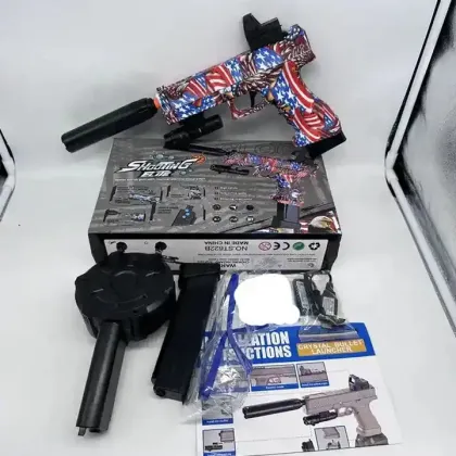 Best Selling Electric Toy Gun: The G Lock Shooting Game Gel Splat Blaster - 7-8mm Splatter Gun