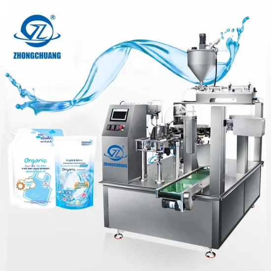 Rotary Doypack Filler for Baby Liquid Laundry Detergent Pouches