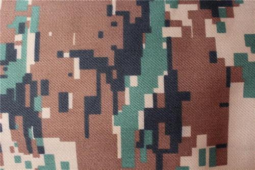 Military uniform fabric camouflage print